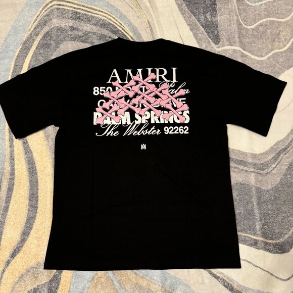 Amiri Palm Springs Bones Tee Mens Size Large - Picture 2 of 4